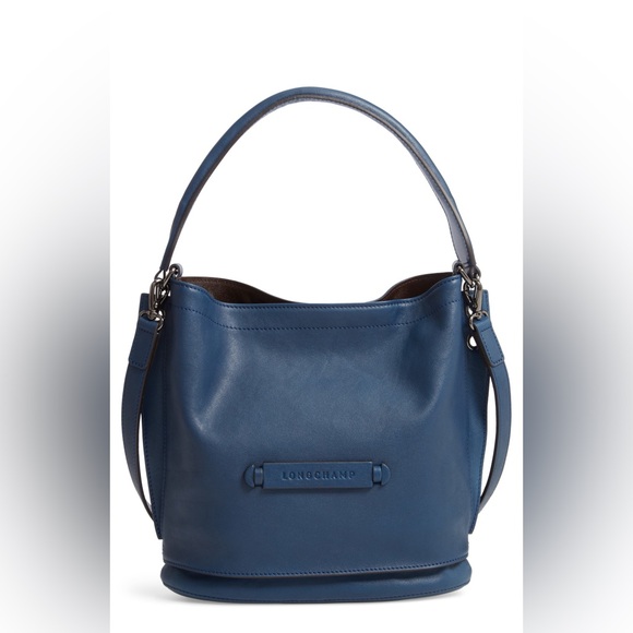 Longchamp Handbags - Longchamp Blue Leather Women's Bag